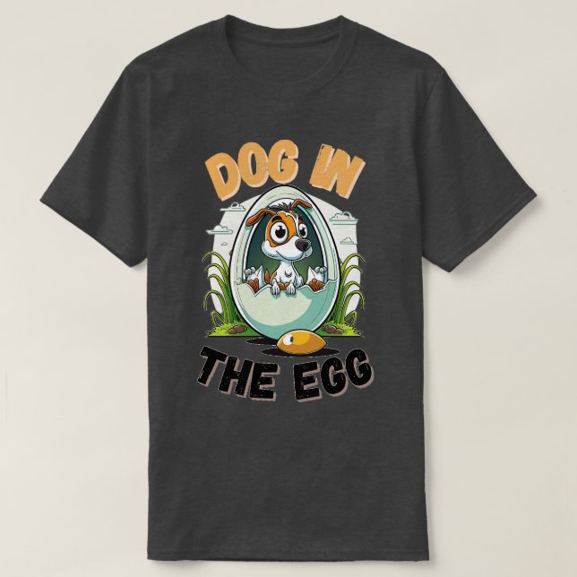 Hund im Ei 2023 T-Shirt (Design vorne)