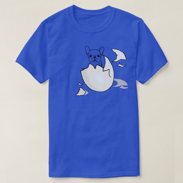 Hund im Ei 279 T-Shirt (Design vorne)