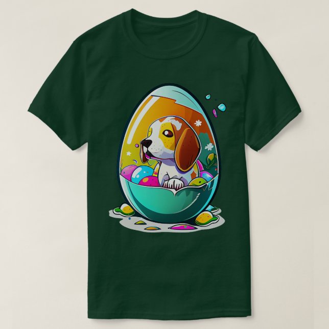 Hund im Ei 282 T-Shirt (Design vorne)