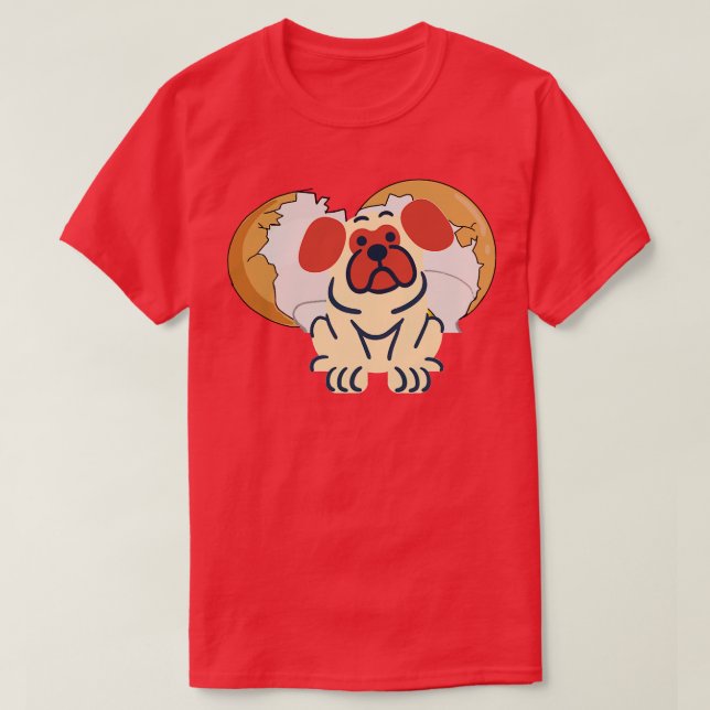 Hund im Ei 295 T-Shirt (Design vorne)