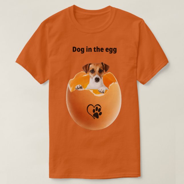Hund im Ei 301 T-Shirt (Design vorne)