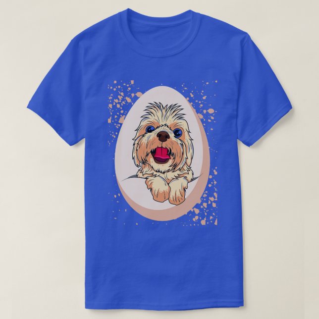 Hund im Ei 302 T-Shirt (Design vorne)