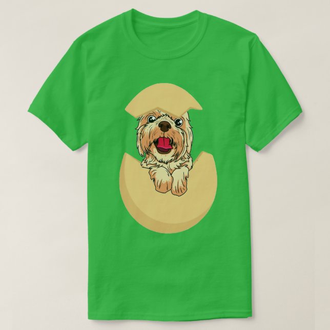 Hund im Ei 306 T-Shirt (Design vorne)