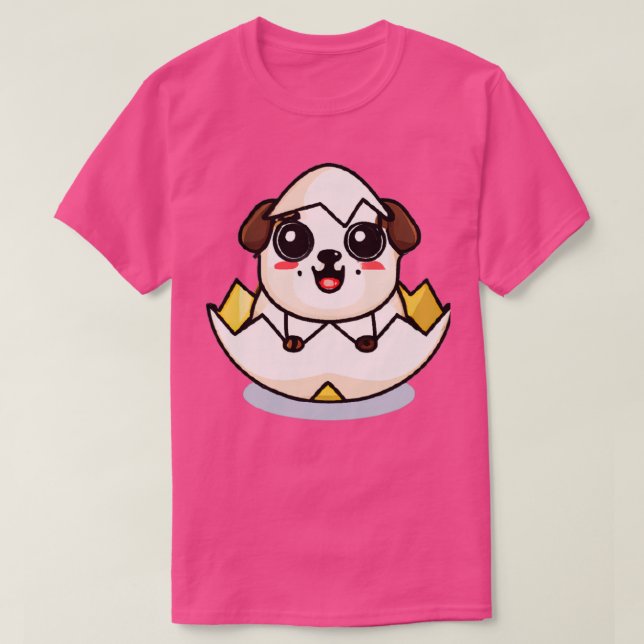 Hund im Ei 315 T-Shirt (Design vorne)