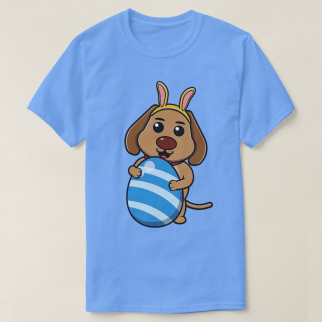 Hund im Ei 8 T-Shirt (Design vorne)