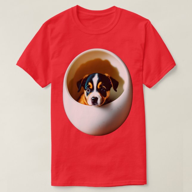 Hund im Ei 97 T-Shirt (Design vorne)
