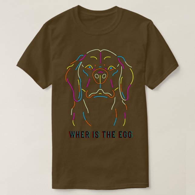 HUND IM EIER 167 T-Shirt (Design vorne)