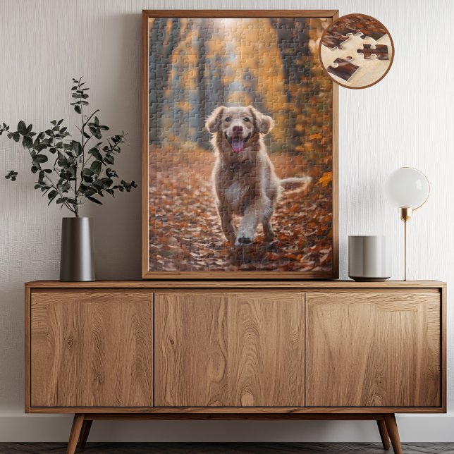 Hund im Wald Puzzle (Von Creator hochgeladen)