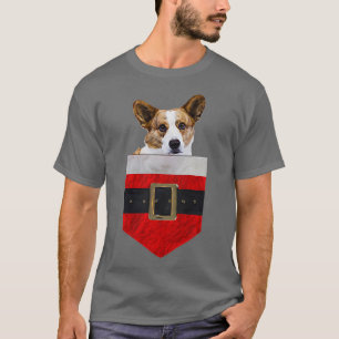 Hund in der Tasche Santa Cardigan Welsh Corgi-865 T-Shirt