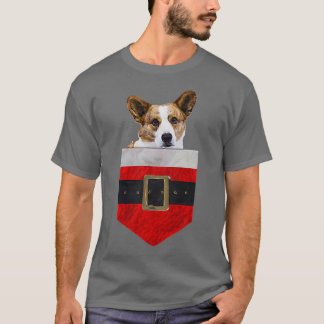 Hund in der Tasche Santa Cardigan Welsh Corgi-865 T-Shirt