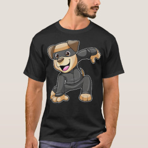 Hund in Ninja Kostüm T-Shirt