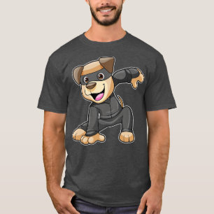 Hund in Ninja Kostüm T-Shirt