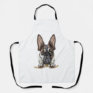 Hund in Pocket Funny Puppy for Dog Lovers Bulldog Schürze