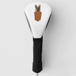 Hund in Pocket Funny Puppy for Dog Lovers Yorkshir Golf Headcover