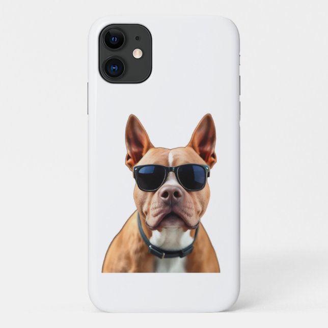 Hund in Sonnenbrille Apple iPhone 11 Fall Case-Mate iPhone Hülle (Rückseite)