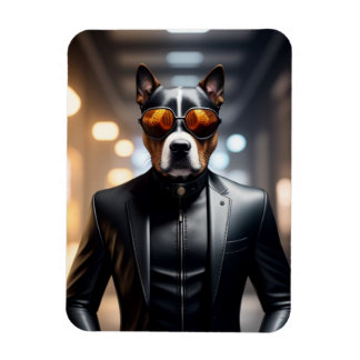 Hund in Sonnenbrille Magnet