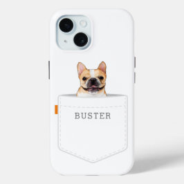 Hund in Tasche | Benutzerdefiniertes Foto für Haus Case-Mate iPhone Hülle
