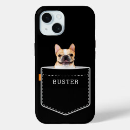 Hund in Tasche | Benutzerdefiniertes Foto und Name Case-Mate iPhone Hülle