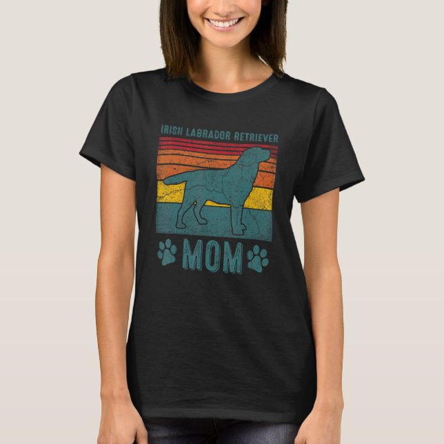 Hund Irischer Labrador Retriever Mutter T-Shirt (Vorderseite)