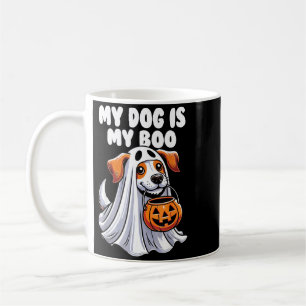 Hund ist Boo Geist Halloween Hundeliebhaber Hallow Kaffeetasse