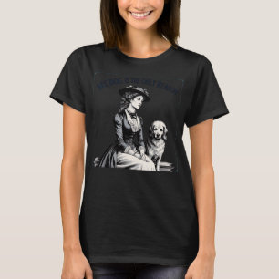 Hund ist das Leben in Blau T-Shirt