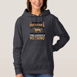 Hund ist Familie Vintage Retriever Typografie Desi Hoodie