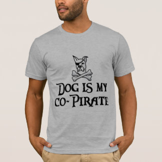 Hund ist mein Co-Pirat T-Stück T-Shirt