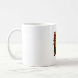Hund jagt Zombies Halloween Geister Hexe Mond Kaffeetasse