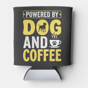 Hund Kaffee Liebhaber Angetrieben Von Design Dosenkühler