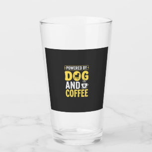 Hund Kaffee Liebhaber Powered By Design Glas