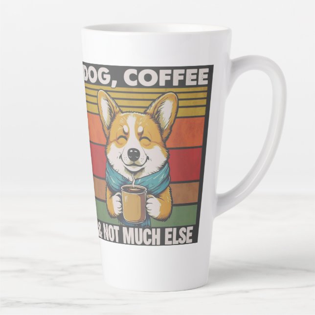 Hund, Kaffee und nicht viel mehr Hunde & Kaffee Lo Milchtasse (Rechts)