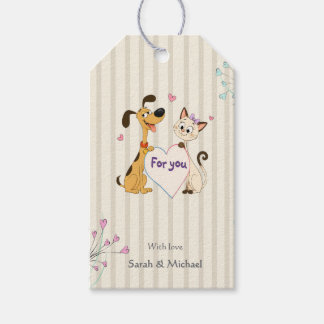 Hund & Katze Geschlechtsenthüllung Geschenkanhänger