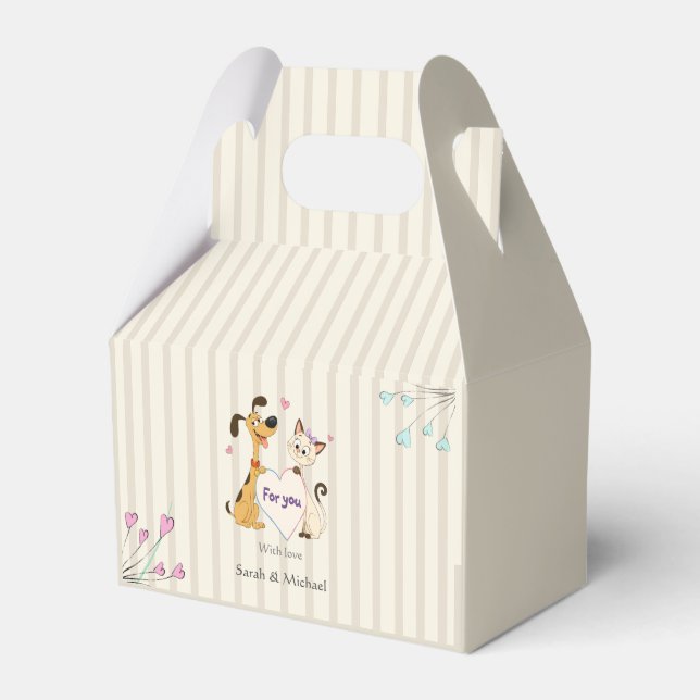  Hund & Katze Geschlechtsenthüllung   Geschenkschachtel (Vorderseite)