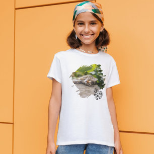 Hund Katze Haustier Pfote Benutzerdefiniertes Foto T-Shirt