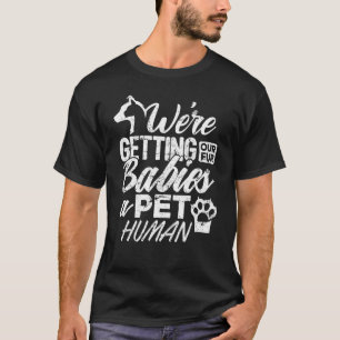 Hund Katze Schwangerschafts-Ankündigungsshirt Beko T-Shirt