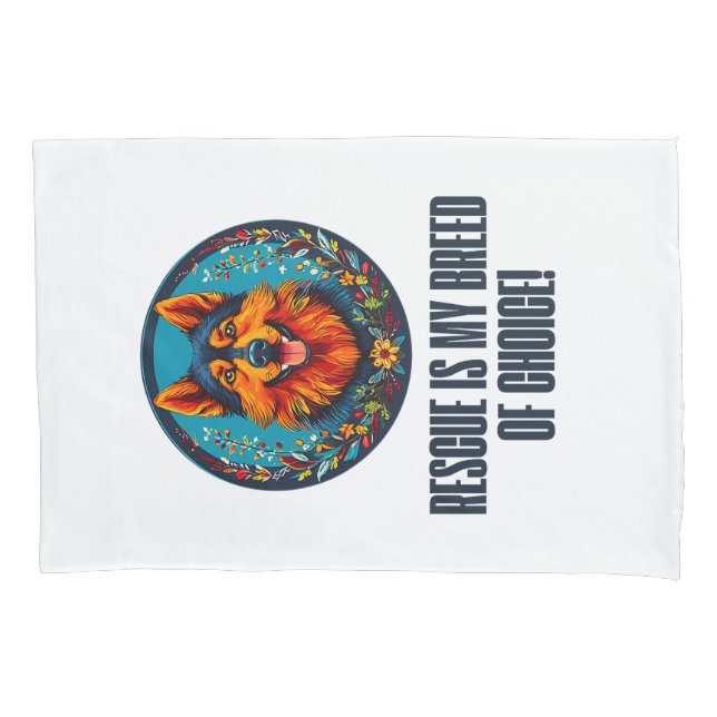 Hund Kissenbezug (Vorderseite)