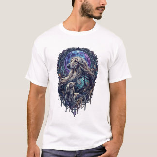 Hund Kristall Mond Enchanted Forest_1 T-Shirt