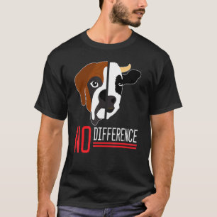 Hund Kuh Vegetarier Vegan Tier T-Shirt