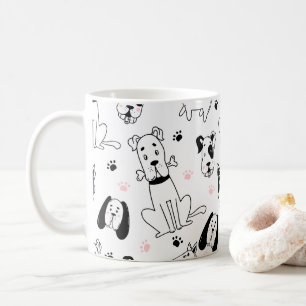 Hund Kunst Tasse • Helle Pop-Art-Optik