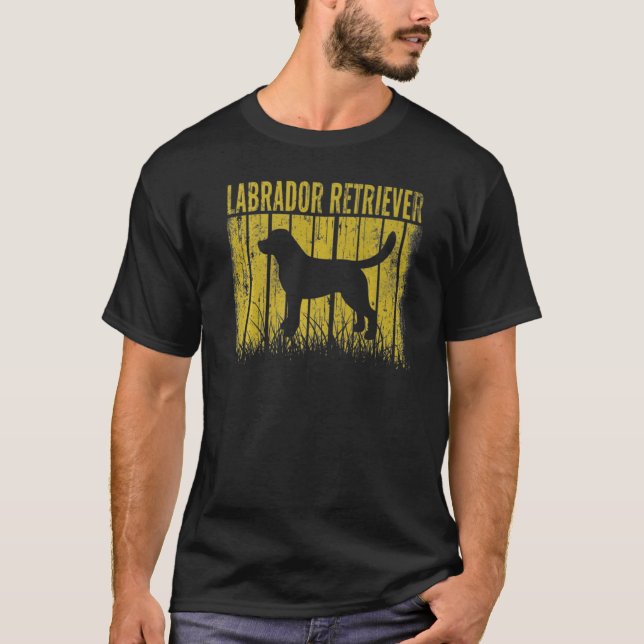 Hund Labrador Retriever T-Shirt (Vorderseite)