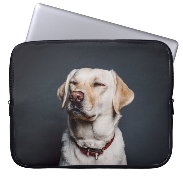 Hund Laptopschutzhülle (Vorderseite)