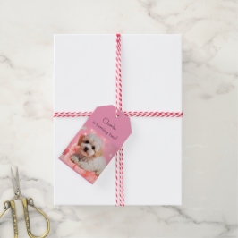 Hund Lass uns Party Geburtstag Geschenkanhänger