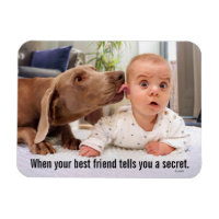 Hund lecken Baby's Ohr