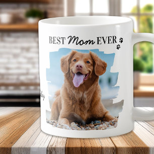Hund Lover Beste Mama je Personalisiert 2 Haustier Kaffeetasse