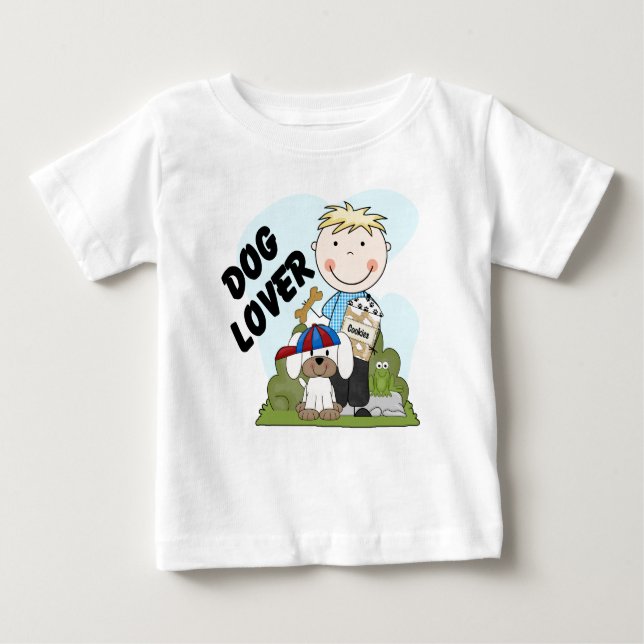 Hund Lover Blond Boy T Shirts und Geschenke (Vorderseite)