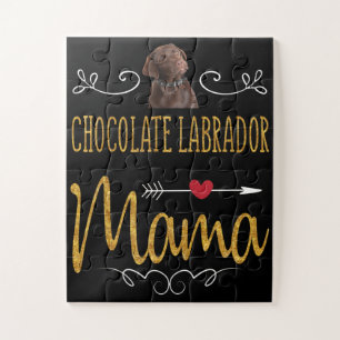 Hund Lover   Chocolate Labrador Mama Puzzle