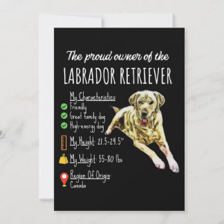 Hund Lover | Der stolze Eigentümer von Labrador Re Karte