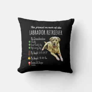 Hund Lover Der stolze Eigentümer von Labrador Re Kissen