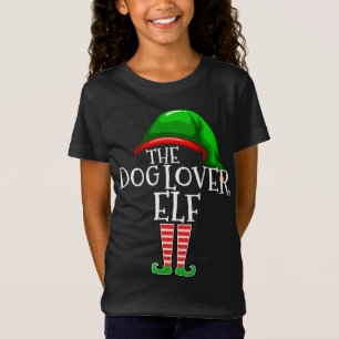 Hund Lover Elf Matching Familie Weihnachten Mama V T-Shirt