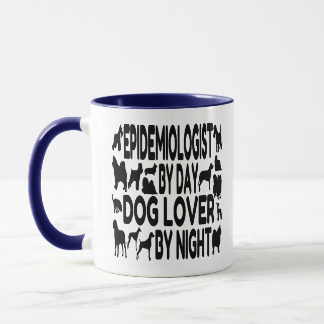 Hund Lover Epidemiologe Tasse (Links)